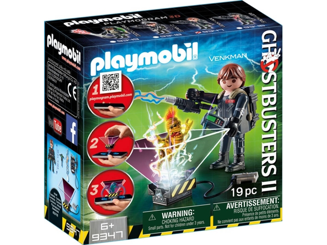 PLAYMOBIL Ghostbusters: Cazafantasmas Peter Venkman - 9347 (Edad Mínima: 6)