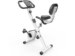 Bicicleta Estática - X-Bike Y R-Bike 2 En 1 Ciclismo Indoor Con Pulsómetro Pantalla Lcd - Blanco BIGZZIA