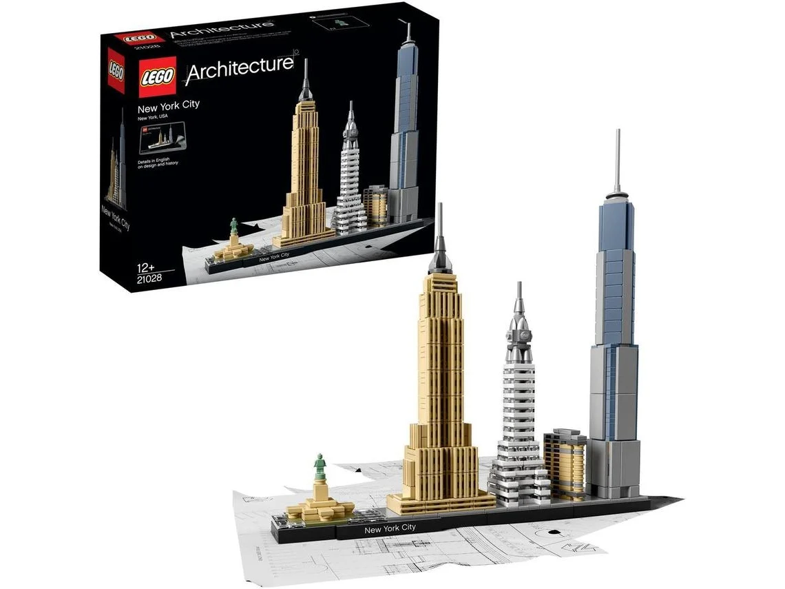 LEGO Architecture: 21028 Cidade de Nova York a partir de 12 anos (598 peças)