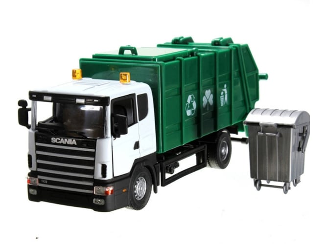 Figura EASTVAPS Scania camión de basura (18x8x7 cm)