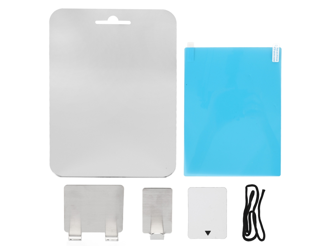 Espejo de ducha rectangular antivaho con gancho para baño Otros