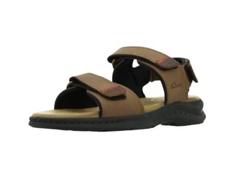 Zapatos de Hombre CLARKS Hapsford Creek Piel Marrón (44)