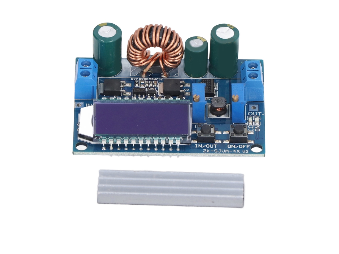 Módulo Regulador De Voltaje Ajustable Boost Buck Com Display Lcd 5.5‑30v Para 0.5‑30v