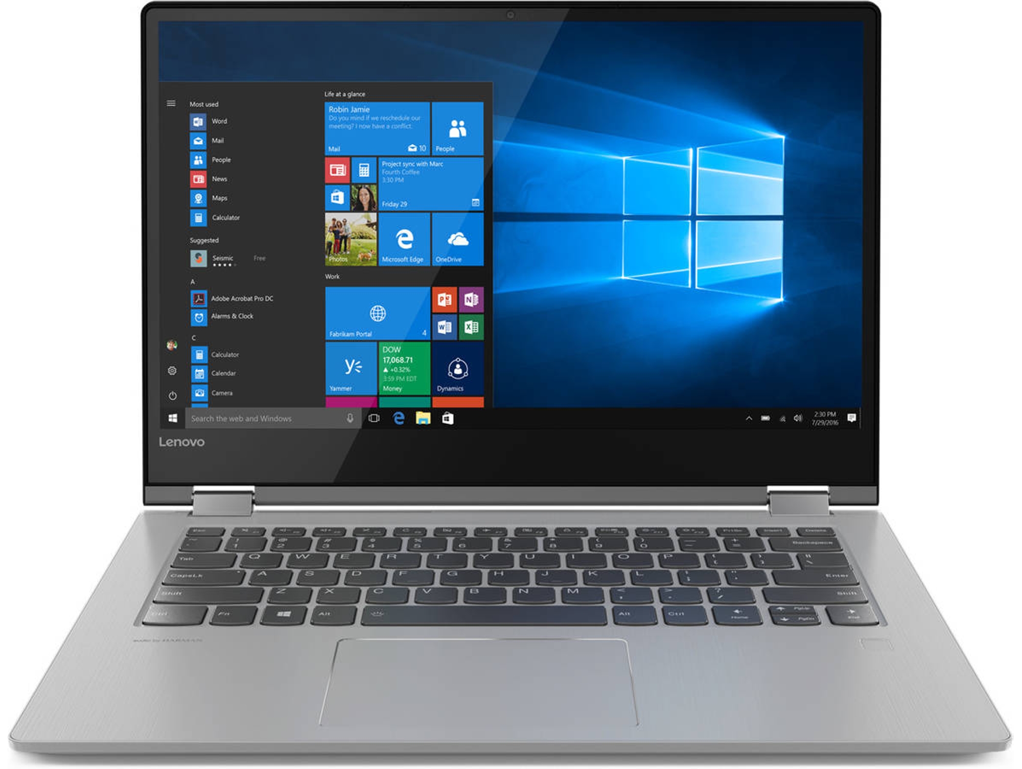 Portátil Convertible 2 en 1 LENOVO Yoga 530-14IKB (14'' - Intel Core i3-7020U - RAM: 8 GB - 256 GB SSD - Intel HD Graphics 620)