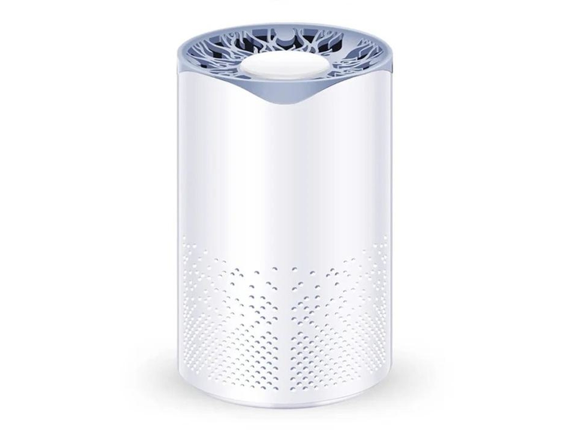 Mini Purificador De Aire Usb Para Sala 20m² Remover Pelos/humo Yizhood Blanco