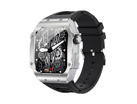 Smartwatch AK55 1.91" pantalla a color impermeable IP67, frecuencia cardíaca de soporte/presión arterial/monitoreo