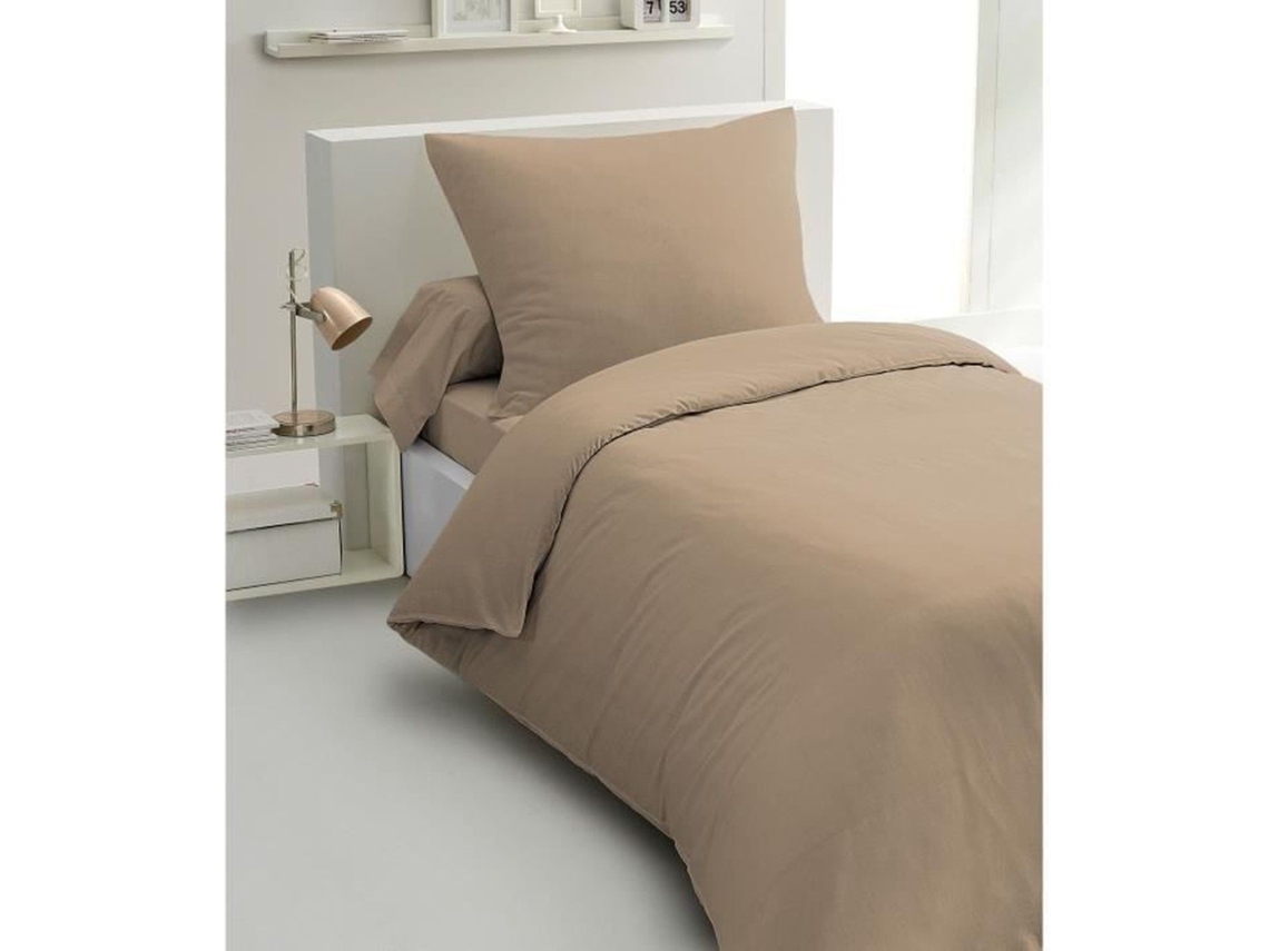 Juego De Funda Nrdica De 2 Piezas Hp72071 Microfibra De 82 G 140 X 200 Cm Beige Home Linge Passion