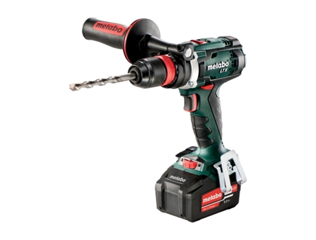 METABO BS 18 LTX Quick Taladradora atornilladora de batería/18V 2x Ion de litio; Cargador ASC 55; METABOX 145 L