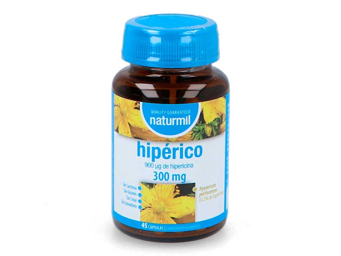 Complemento Alimentar NATURMIL Hipericão (45 cápsulas de 300mg)