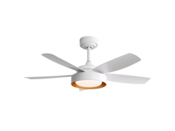 Ventilador de techo con 42 luces LED blancas, 22 W, motor CC, reversible, control remoto, Ziwei Store