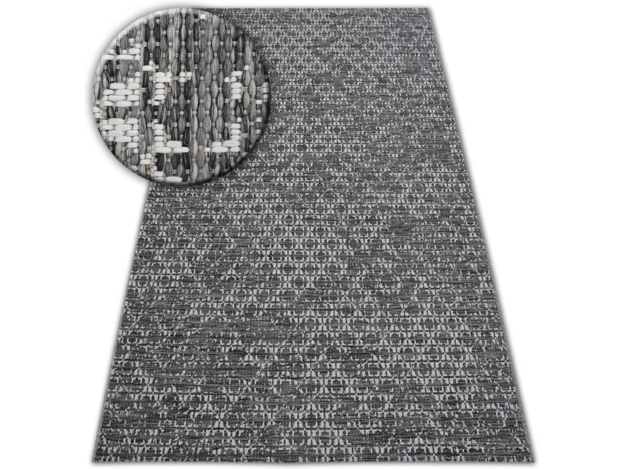 Alfombra DYWANY LUSZCZOW Sizal Loft 21145 (Gris - 140 x 200 cm - Polipropileno)