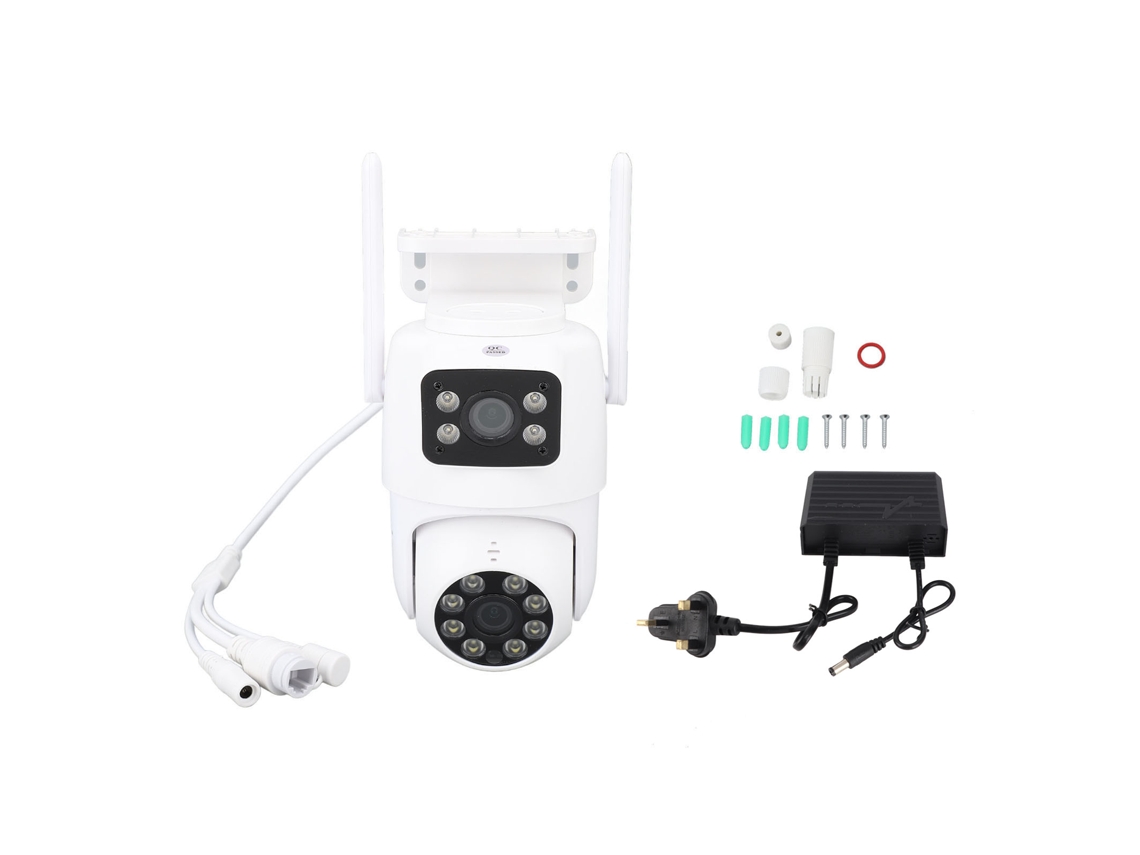 2026-cámara De Seguridad Ptz Con Doble Lente Wifi Exterior Pan Tilt Surveillance
