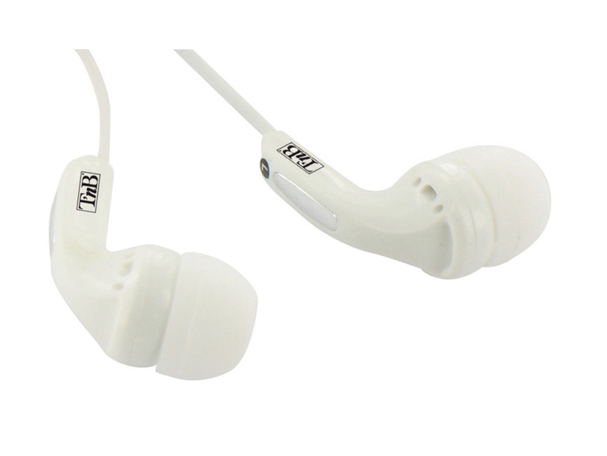 Auriculares con Cable TNB Fizz (In Ear - Micrófono - Blanco)