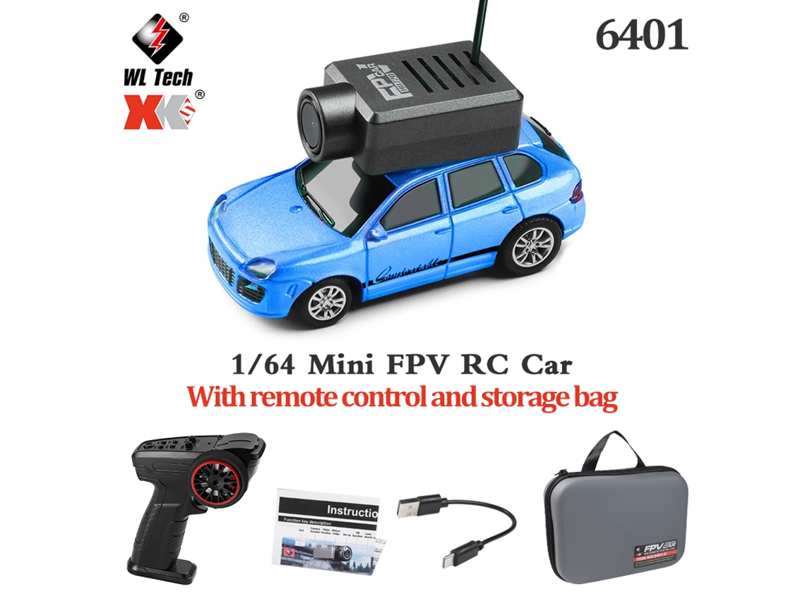 Mini Coche Rc 164 Con Cámara Fpv 720p, Control Wifi App, Nuevo Coche De Carrera Rc Para Niños Y Niñas Aeuzwr