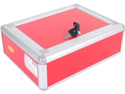 Buzón De Sugerencias Metálico Rojo Multiusos, Para Guardar Correo, Con