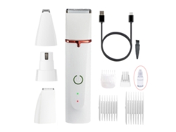 (Incluye lubricante) Kit de aseo para mascotas con cuatro cuchillas, multifuncional para pulir uñas y recortar pelo.