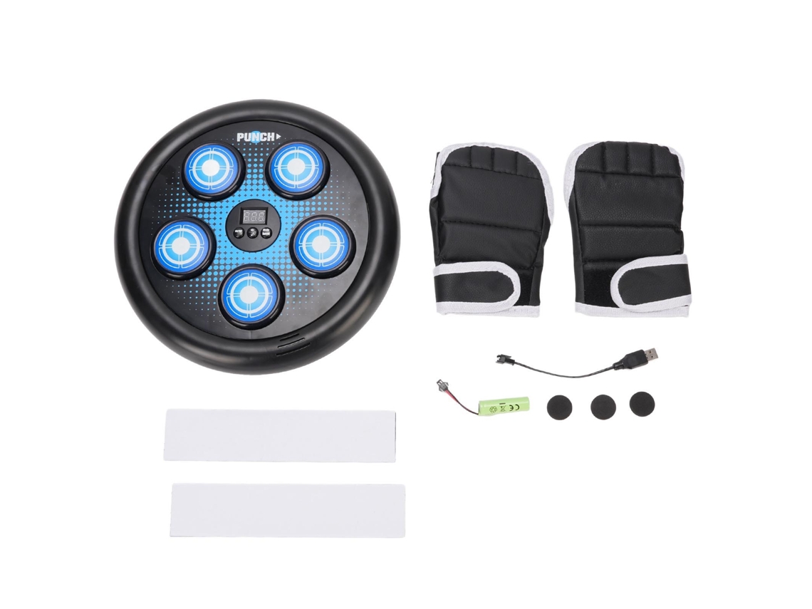 Máquina De Boxeo Musical Para Niños, Montada En La Pared, Con Guantes Y Sistema Electrónico Inteligente.