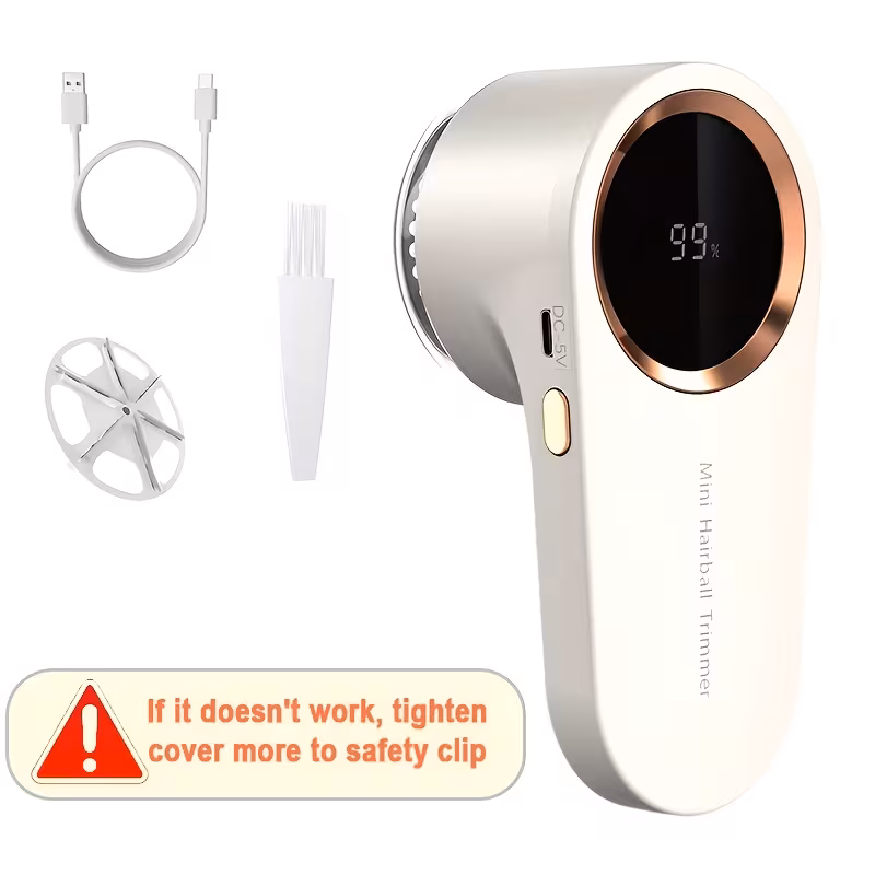 Depiladora eléctrica con diseño de doble cuchilla, portátil y fácil de limpiar, ideal para usar en casa o en el apartamento. Stelasplen
