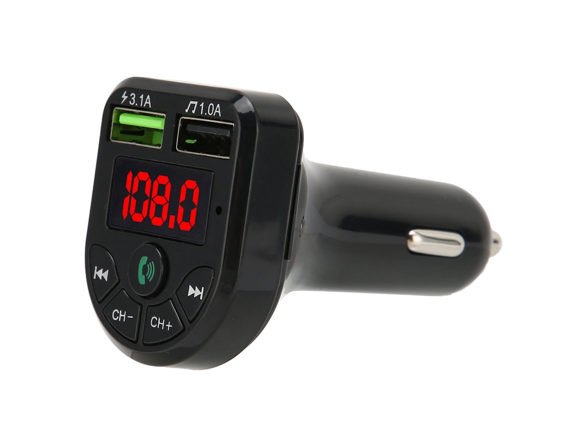 Mp3 Para Coche Bluetooth, Llamadas Manos Libres, Transmisor Fm, Reproductor De Cargador Para Coche