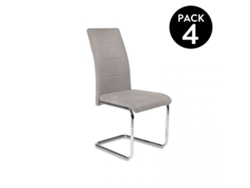 Pack 4 sillas de comedor San Gris Marengo San 44 x 100 x 61cm cm