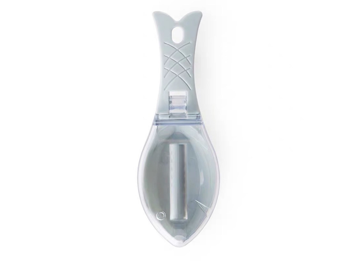 Removedor Manual De Escamas De Pescado Con Tapa Portátil: Herramienta Práctica Para La Cocina Del Hogar.