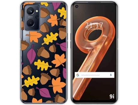 Carcasa Realme 9i TUMUNDOSMARTPHONE Dibujos Transparente Otoño Multicolor