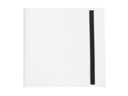 Ats-carpeta De Tarjetas De Juegos Con 12 Bolsillos Para 480 Tarjetas Resistente A Rasguños, Impermeable Y Antipolvo Album De Tarjetas Blancas
