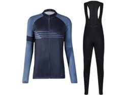2026-conjunto De Jersey De Ciclismo Para Hombre Invierno Abrigo Largo Manga Con Pantalones Bib Acolchados Ropa De Bicicleta