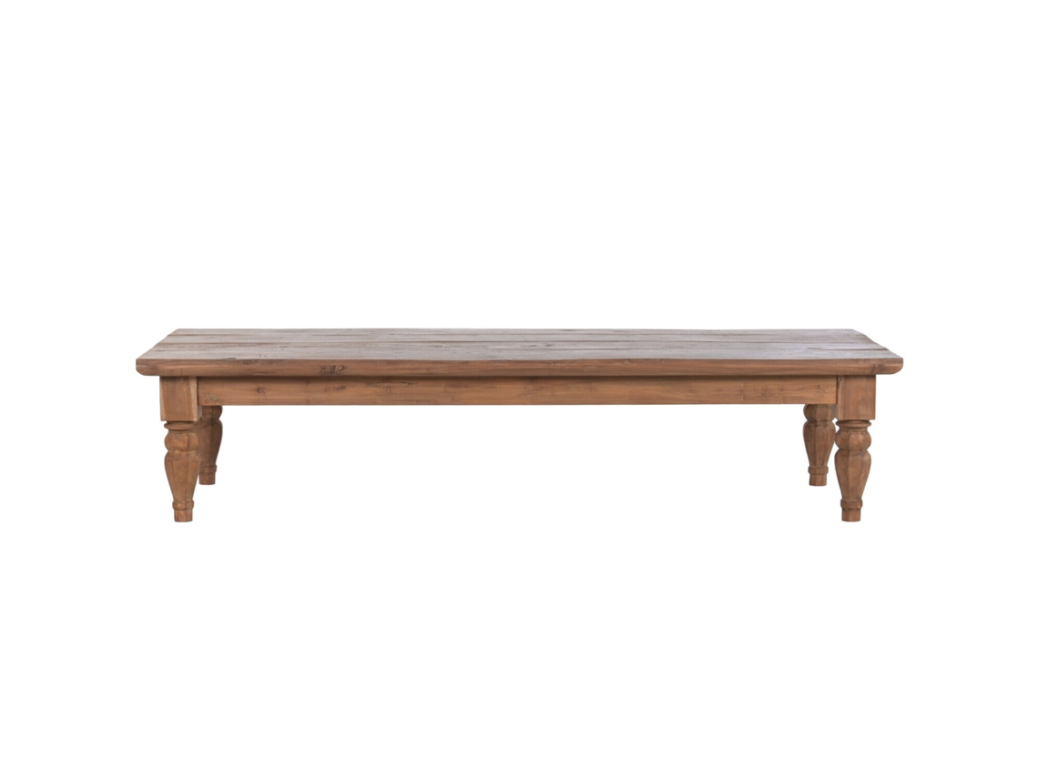 Mesa Centro Teca Reciclada 180x70x40cm