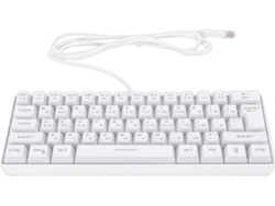 Teclado Mecánico Ruso Compacto Para Juegos Con Cable Rgb De 61 Teclas Y Doble Función