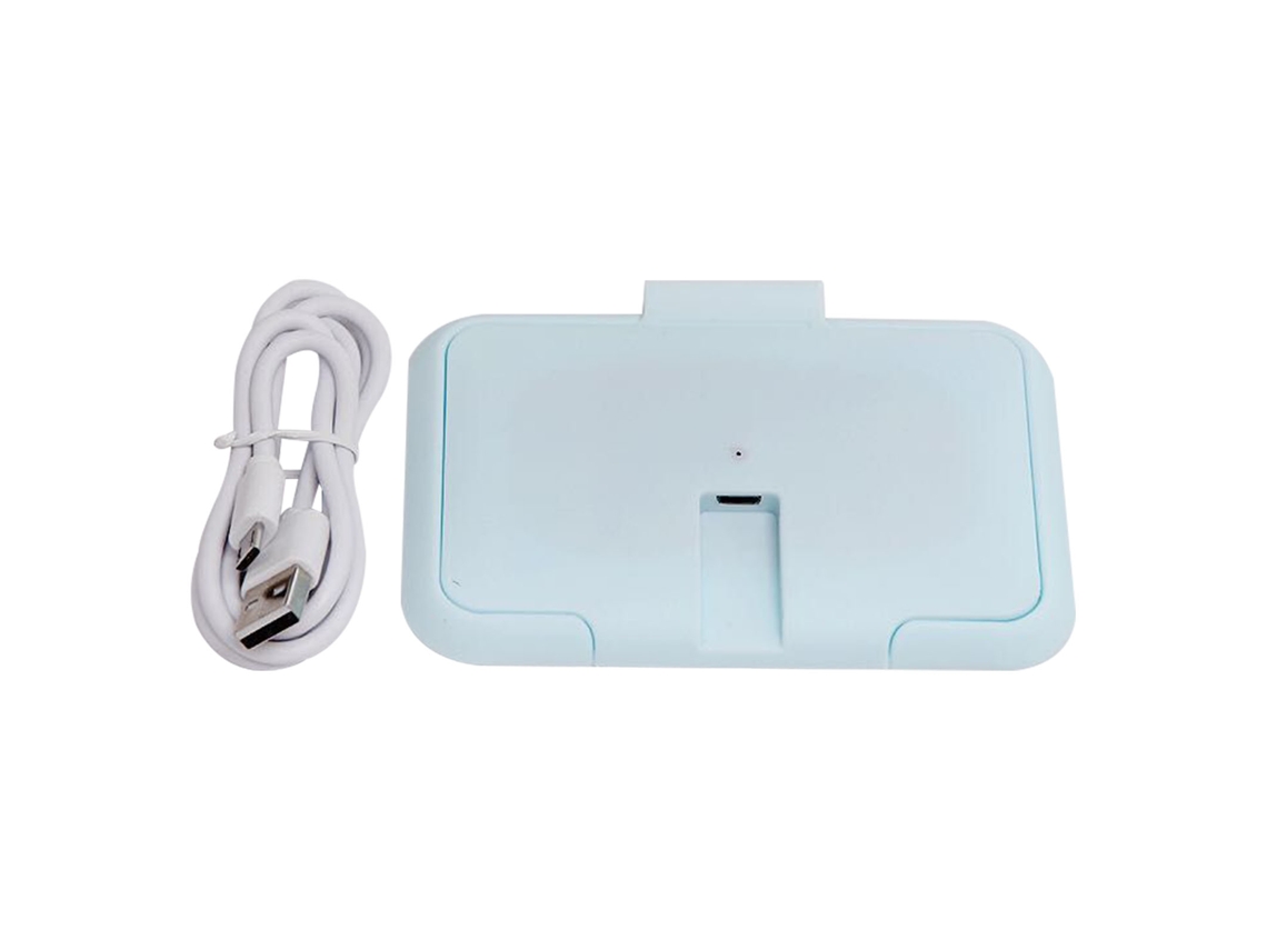 Calentador Portátil Usb Para Toallitas Húmedas Con Temperatura Constante Para Bebés, El Hogar Y El Coche - Azul
