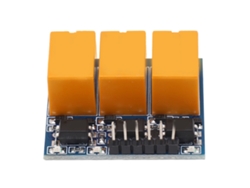 2026velora-small Módulo de relé de 3 canales DC3.3-5V con indicador luminoso y optoacoplador antiinterferencias