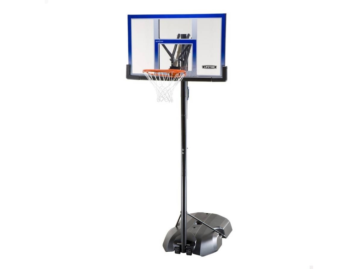 Canasta de Baloncesto LIFETIME Ultrarresistente Altura Ajustable (240-305 cm)