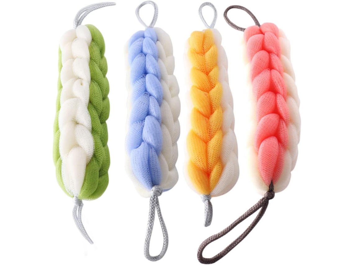 Juego de 4 toallas de baño cómodas y prácticas.