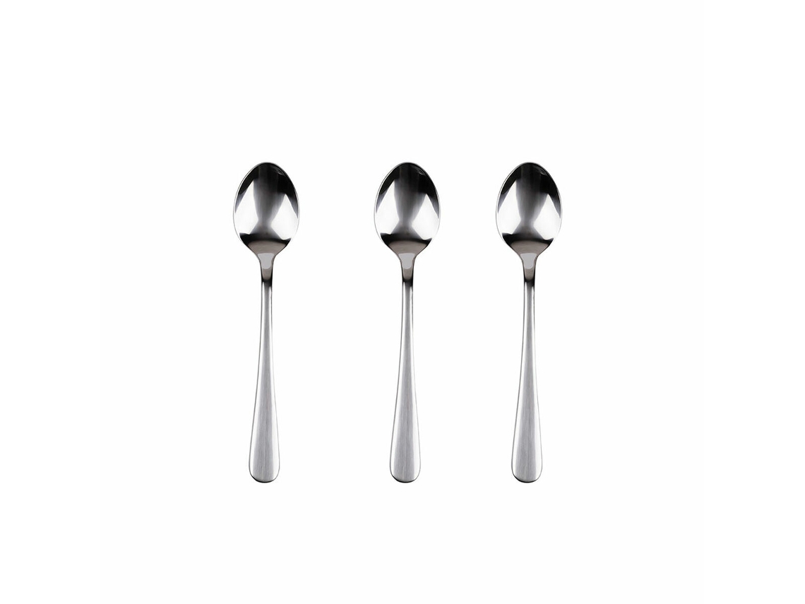 Cucharas de Café SAN IGNACIO Natur Sg7768 Brillo (Acero Inoxidable - 3 Unidades)