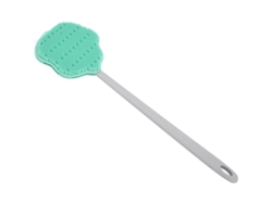 Cepillo De Baño Con Mango Largo De Silicona Y Cerdas Suaves Para Frotar La Espalda.