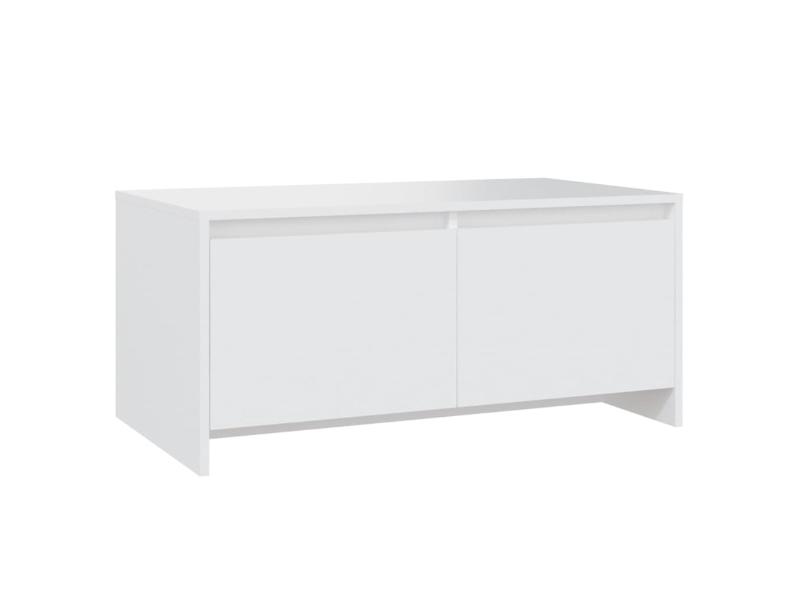 Mesa de centro de madera blanca MAISON EXCLUSIVE (90x50x41,5 cm)