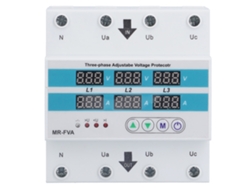 Protector De Tensión Trifásico Ajustable Mr Fva Con Protección Contra Sobretensión Y Subtensión Ac220v