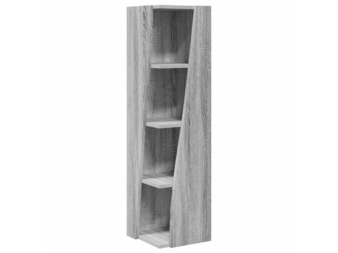Maison Exclusive - Armario De Esquina Gris Sonoma 27,5x27x102cm