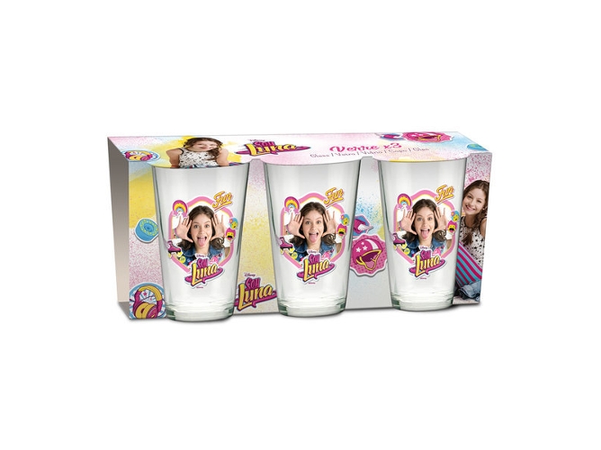 Conjunto 3 Vasos SOY LUNA 23.7 cl