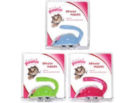 Juguete para Gato PAWISE Speedy Ratón (9x6x4xcm)