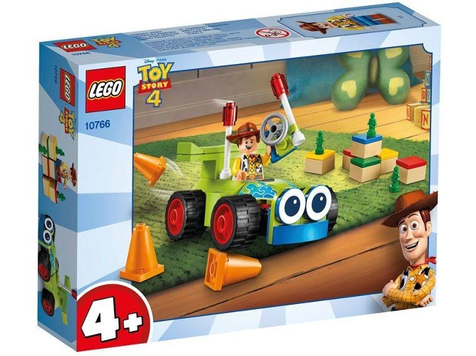 LEGO Toy Story 4: Woody y RC - 10766 (Edad Mínima: 4 - 69 Piezas)