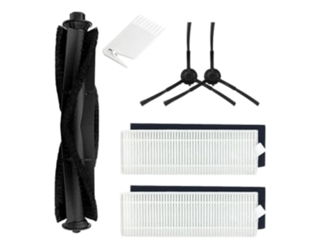Saco de filtro de escova lateral principal de 6 peças para aspirador de pó lydsto r1