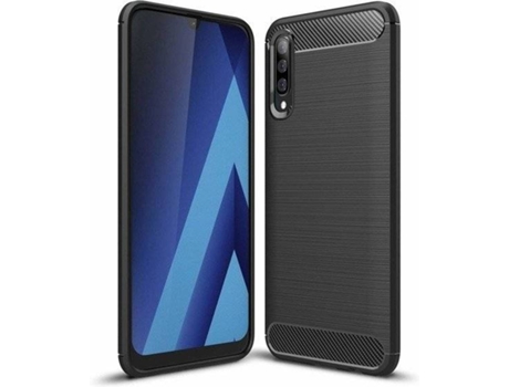 Funda Samsung Galaxy A70 LMOBILE Carbono Negro
