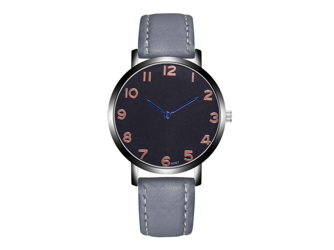 Reloj De Pulsera Unisex Zhoulianfa, Cuarzo, Elegante Y Casual, Color Gris