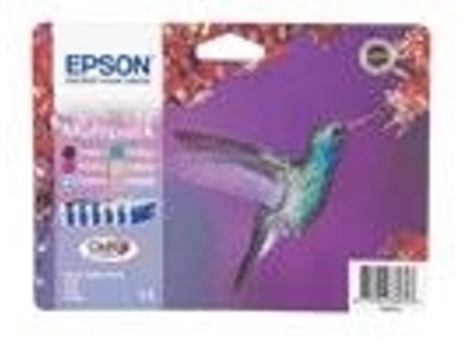 Pack ahorro cartuchos de tinta original EPSON T0807, Colibrí, C13T08074011