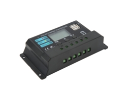 2026dz-controlador De Carga Solar Con Pantalla Lcd 12v/24v Autoadaptativo 20a Para Paneles Fotovoltaicos