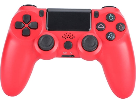 Mando PS4 YLW 200019PS4 Rojo (Inalámbrico)