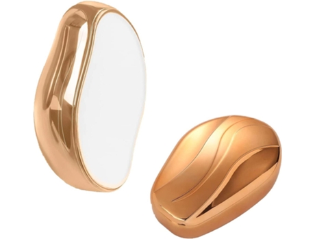 Borrador depilatorio de cristal para hombres y mujeres, herramienta de depilación sin dolor mágica reutilizable (oro) ENZONS