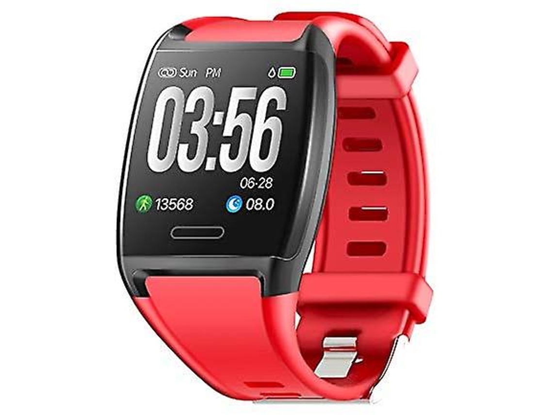 Reloj inteligente deportivo con monitor de actividad, resistente al agua IP67, Ly Ebike (rojo)
